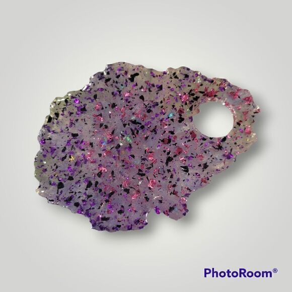 Clear Gold Leaf Tray (Z121) - Picture 4 of 5